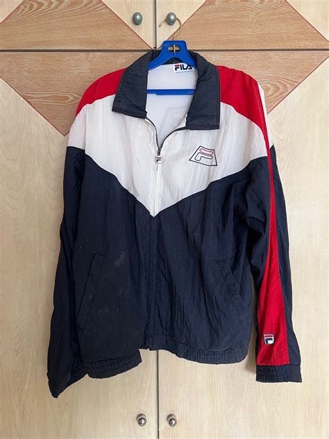 Vintage Fila Wind Breaker Men S Fashion Coats Jackets And Outerwear