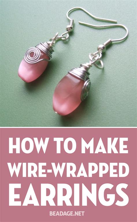 How To Make Wire Wrapped Earrings Beadage