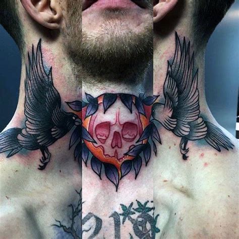 79 Stunning Throat Tattoos For Men 2024 Inspiration Guide Throat