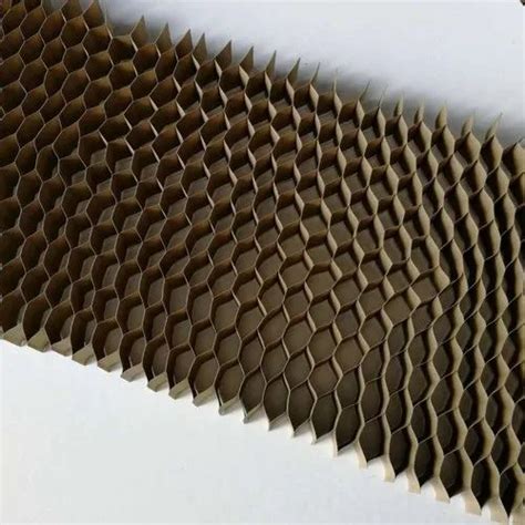 Brown Plain Hexagon Paper Honeycomb Core Thickness Mm At Rs