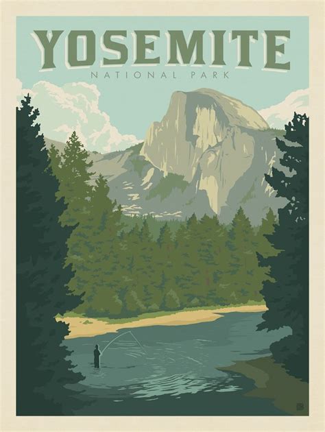 Anderson Design Group Vintage National Park Posters National Park