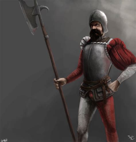 State Trooper Halberdier Concept Art image - Ghal Maraz mod for Mount & Blade II: Bannerlord - ModDB