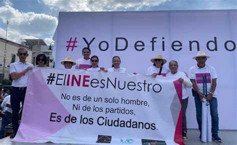 Marcha En Defensa Del Ine En Varios Estados Del País