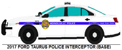 2017 Ford Taurus Honolulu Police By Vehiclemodguy On Deviantart