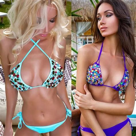 2018 Bikini Candy Diamonds Bikini Set Women Swimwear Women Suimsuit