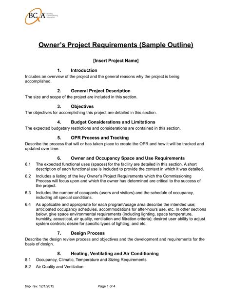 Project Requirement Checklist 10 Examples Format Pdf Tips