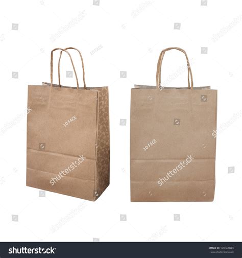 Ecological Brown Paper Recycling Bag Stock Photo 120061849 Shutterstock