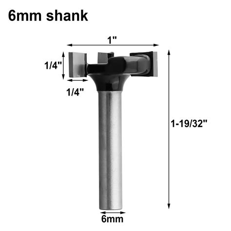 Cpan Mmshank Teeth T Slot Router Bit Milling Straight Edge Slotting