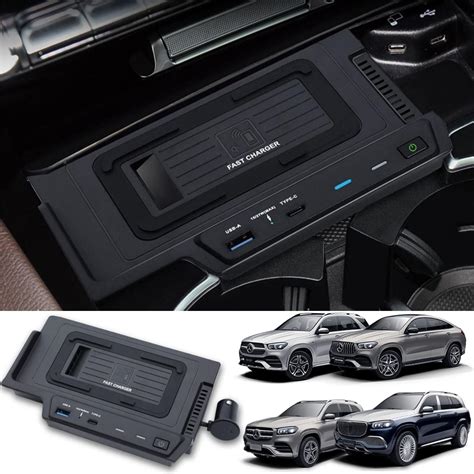 Wireless Car Charger For Mercedes Benz E Class 2020 2023 Fast Charging Phone