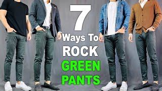 Arriba Imagen Green Pants Outfit Male Abzlocal Mx