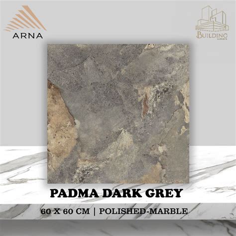 Jual Granite Lantai Padma Dark Grey Glossy Arna Series Shopee