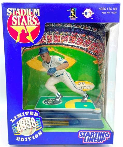 Vintage 1998 Kenner SLU Stadium Stars Ken Griffey Jr Major League