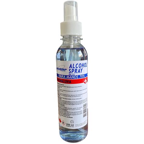 Alcohol Spray Para Manos 70 Wk 113 Uva 250ml