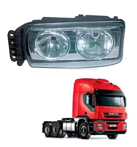 Farol Direito Para Iveco Novo Stralis Trakker Tector Cursor Frete grátis