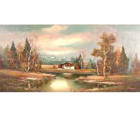 Bob Ross Original Painting Auction at PaintingValley.com | Explore collection of Bob Ross ...