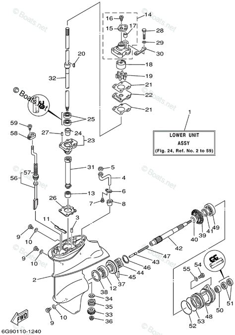 Yamaha Outboard 2002 Oem Parts Diagram For Lower Casing Drive 1