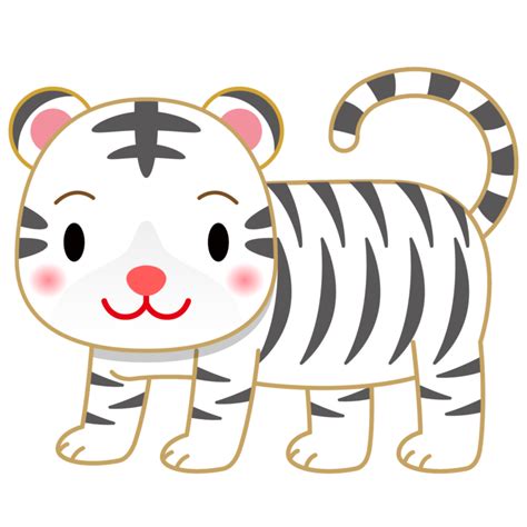 商用フリー・無料イラスト干支寅年（tiger虎・とらどし）toradoshi004 商用okフリー素材集「ナイスなイラスト」