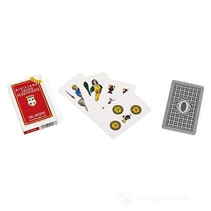 Carte Da Gioco Siciliane Extra Carte Dal Negro Giocattoli