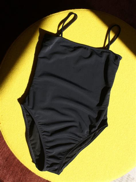 Nu Swim Straight One Piece In Black Garmentory