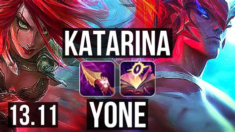 Kata Vs Yone Mid Games Legendary M Mastery Euw