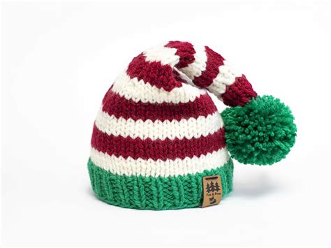 Elf Stocking Cap Christmas Hat