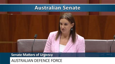 Senate Matters Of Urgency Australian Defence Force Youtube