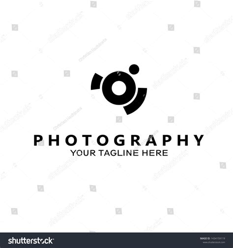 Photography Logo Vector Black White Version Stock Vector (Royalty Free ...