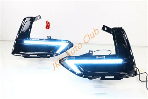 For Nissan Sentra 2020 2022 3 Color LED DRL Daytime Running Fog Lamp