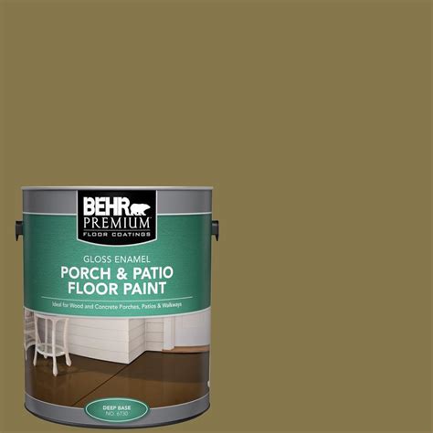 Behr Premium 1 Gal M380 7 Alfalfa Extract Gloss Enamel Interior