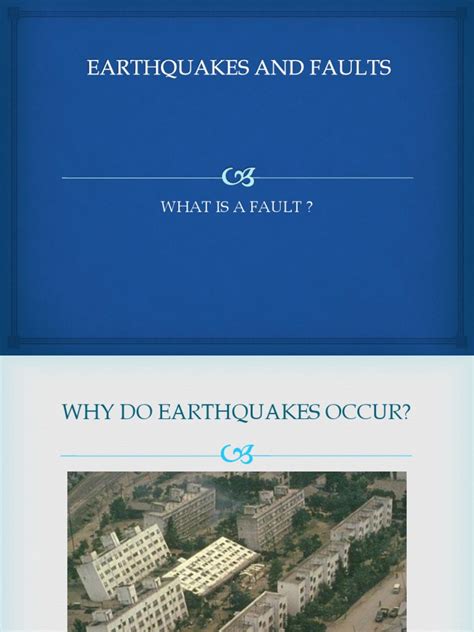 Science 8 Earthquake and Faults | PDF | Fault (Geology) | Earthquakes 