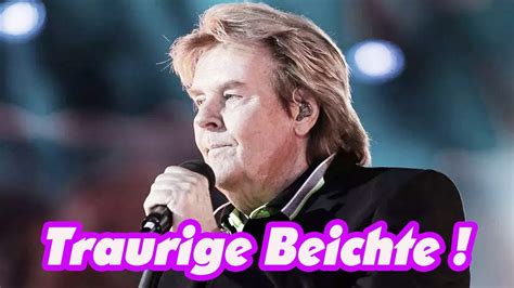 Howard Carpendale Traurige Beichte YouTube