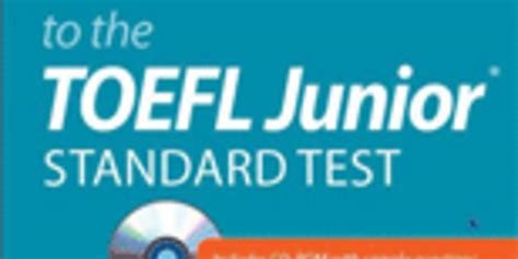 Official Guide To The Toefl Junior Standard Test Ets Global