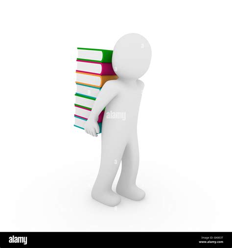 3d Human Bear Book Stock Photo Alamy