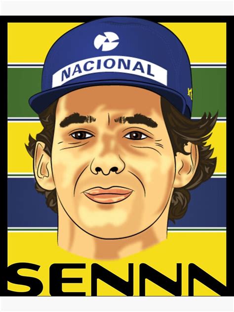 AYRTON SENNA Poster For Sale By HartMotorsport Redbubble