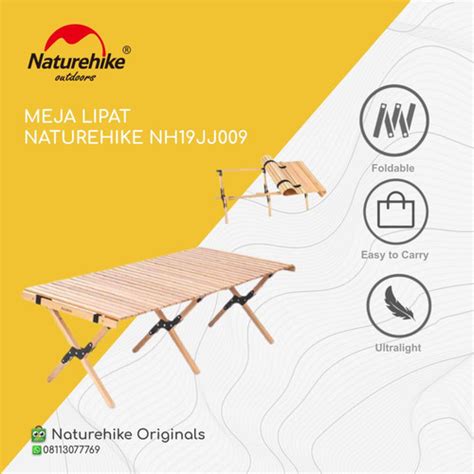 Jual MEJA LIPAT NATUREHIKE NH19JJ009 PIKNIK PORTABLE CAMPING OUTDOOR