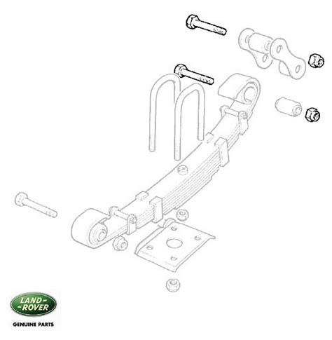 Shackle Bolt Rear Spring Series Iia Iii Plc Rovers North Land