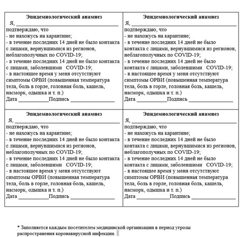 Эпидемиологический анамнез: сбор и оценка риска инфекционных заболеваний