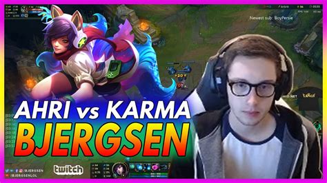 422 Bjergsen Ahri Vs Karma Mid March 7th 2017 Patch 7 4 Season 7