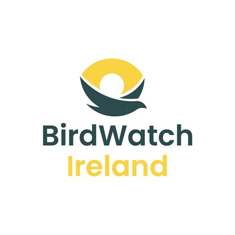 Birdwatch Ireland Logo Design V3 Concept Birdeyesunrise R