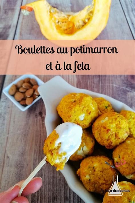 Boulettes au potimarron et à la feta companion ou non Recette