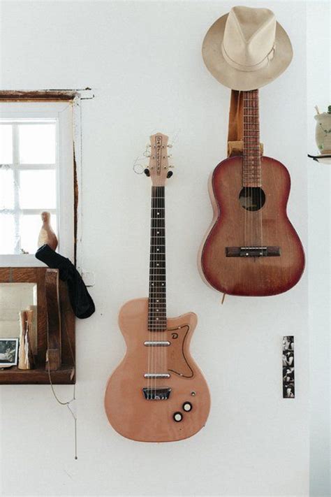 35 Simple Guitar Wall Display Ideas For Music Lovers OBSiGeN