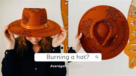 How To Make A Custom Burned Felt Hat Creative Wood Burning Art