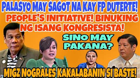 Duterte Haharapin Ni Marcos People S Initiative Pesos Sa Bawat