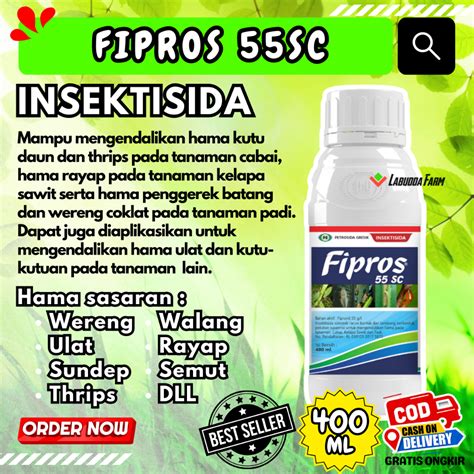 Jual Fipros Sc Ml Insektisida Sistemik Obat Hama Tanaman