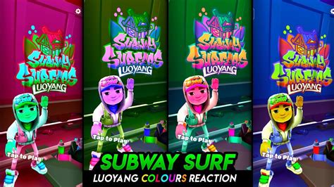 Subway Surfers 4x Luoyang 2022 New World Tour Colors Reaction Funny