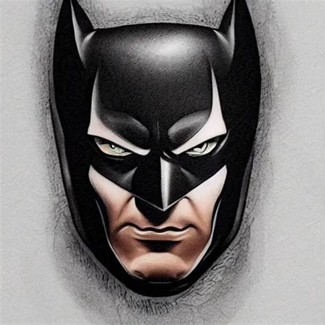 Tattoo Design Stencil Portrait Of Batman By Artgerm Stable Diffusion