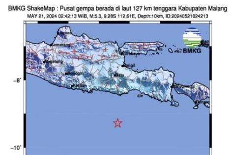 Gempa Magnitudo 53 Guncang Malang Hari Ini Lindu Susulan Di Pacitan