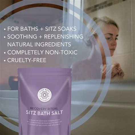 Buy Sitz Bath Salt Postpartum Care And Hemorrhoid Treatment Natural