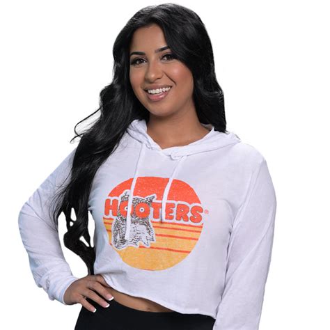 Ladies Sunset Long Sleeve Hooded Shirt Hooters Online Store