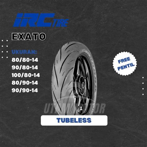 Jual Ban Motor Irc Exato Nr Ring Tubeless Shopee Indonesia